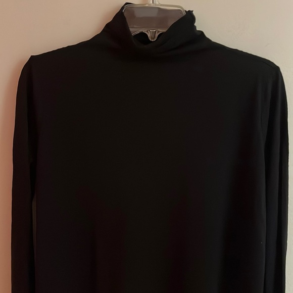 VELVET Vintage Slub Black Cowl Neck - Picture 2 of 5